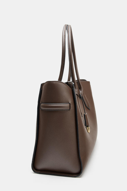 Brown Vioné Tote Shoulder Bag