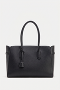 Black Vioné Tote Shoulder Bag