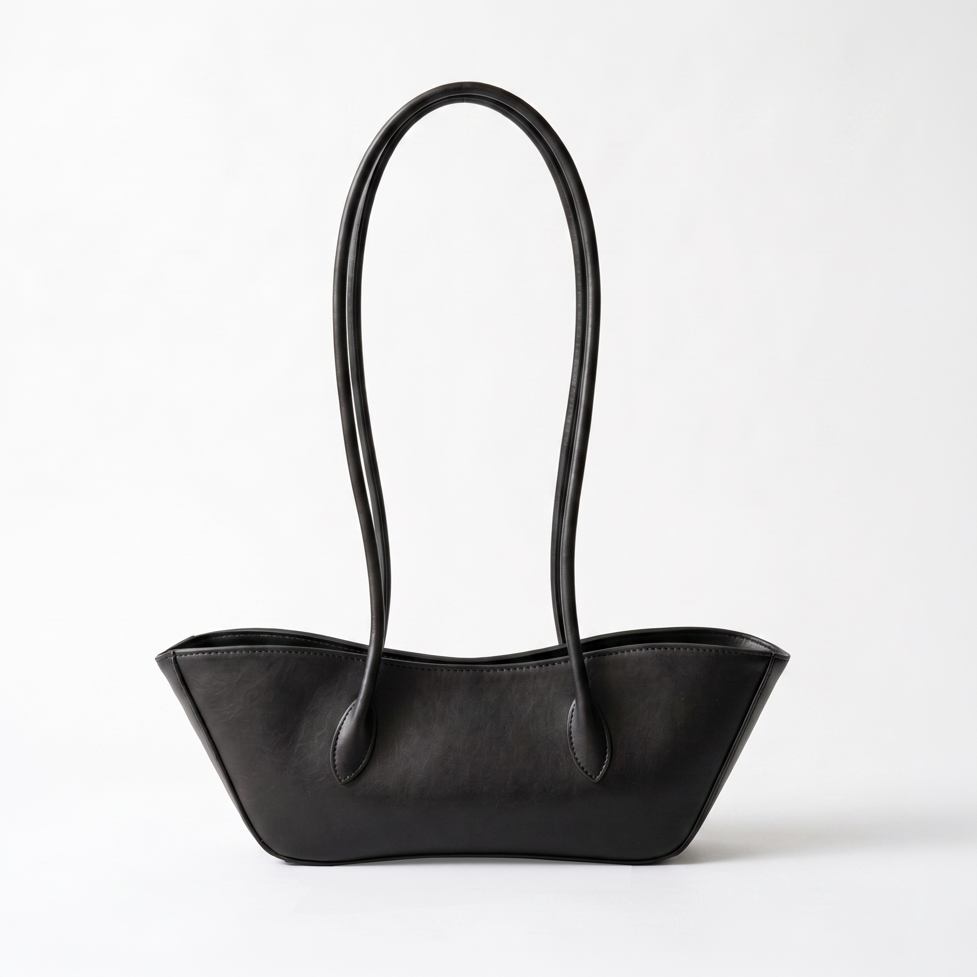 Black Boat Shoulder Bag