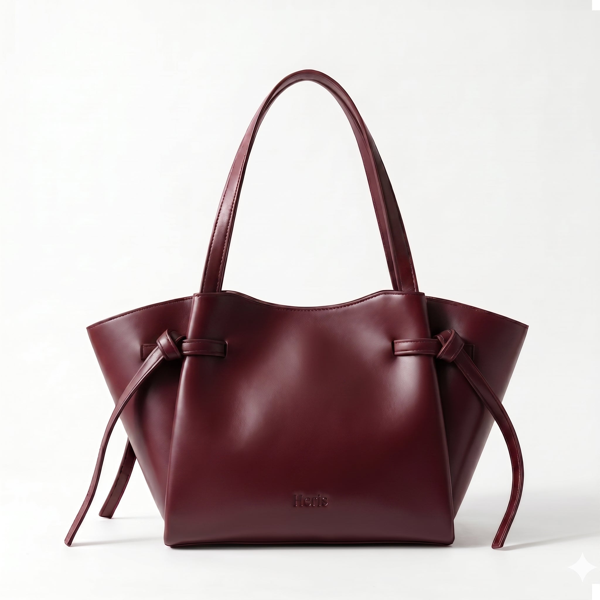 Burgundy Freeform tote bag