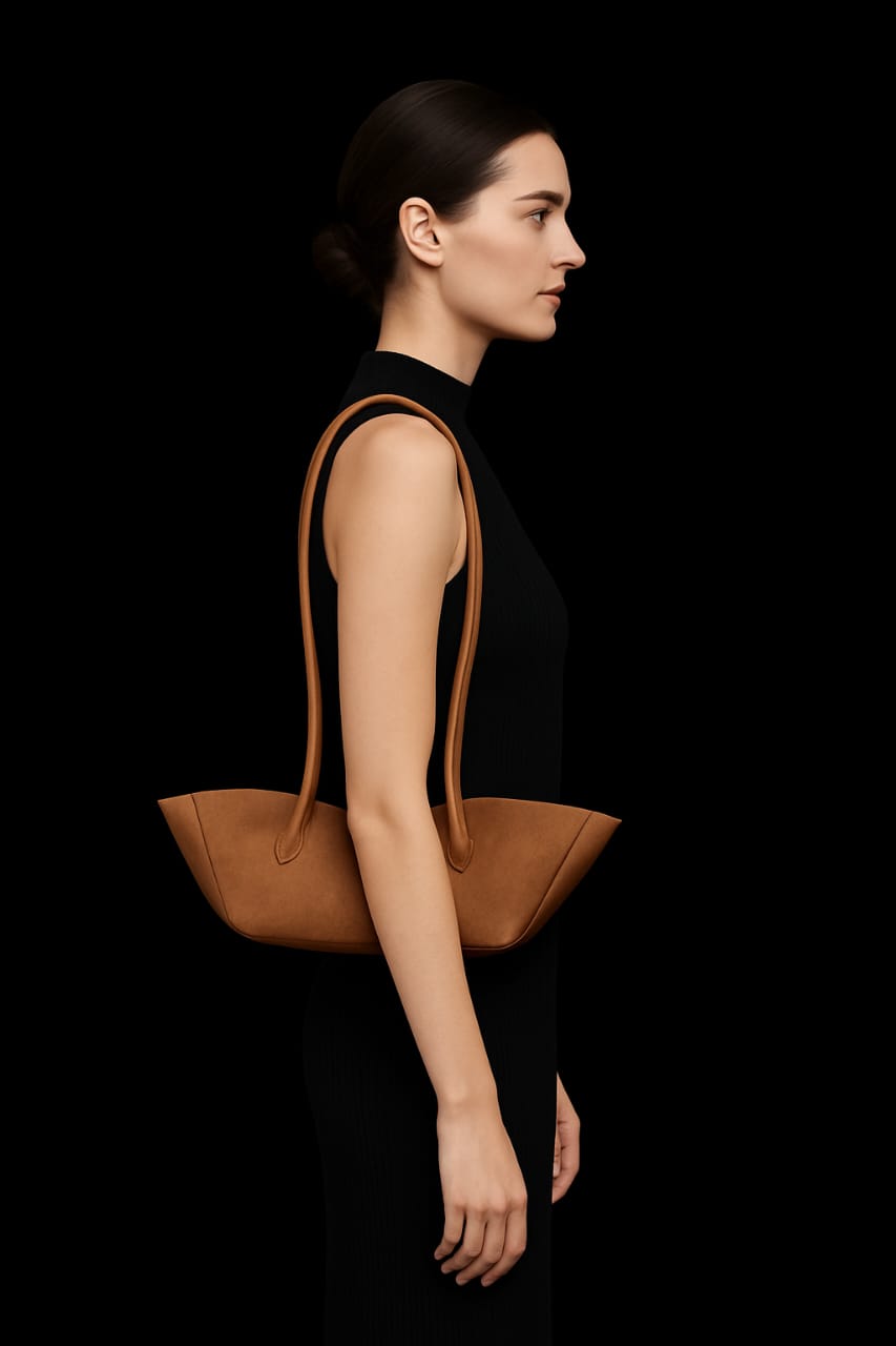 Brown Avant-Garde Shoulder Bag