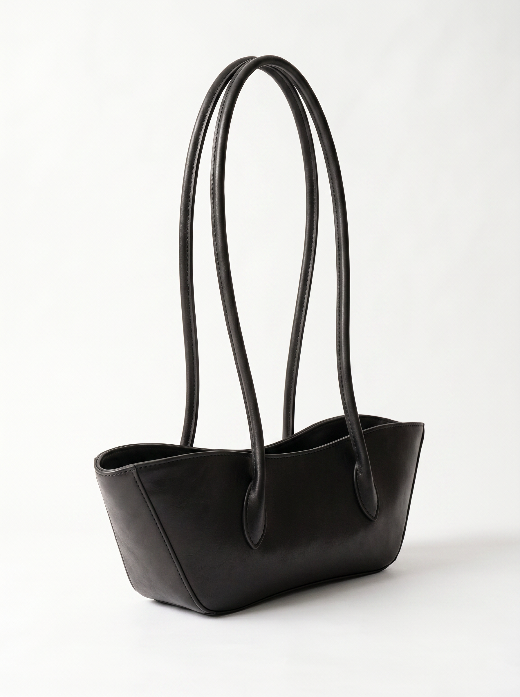 Black Boat Shoulder Bag