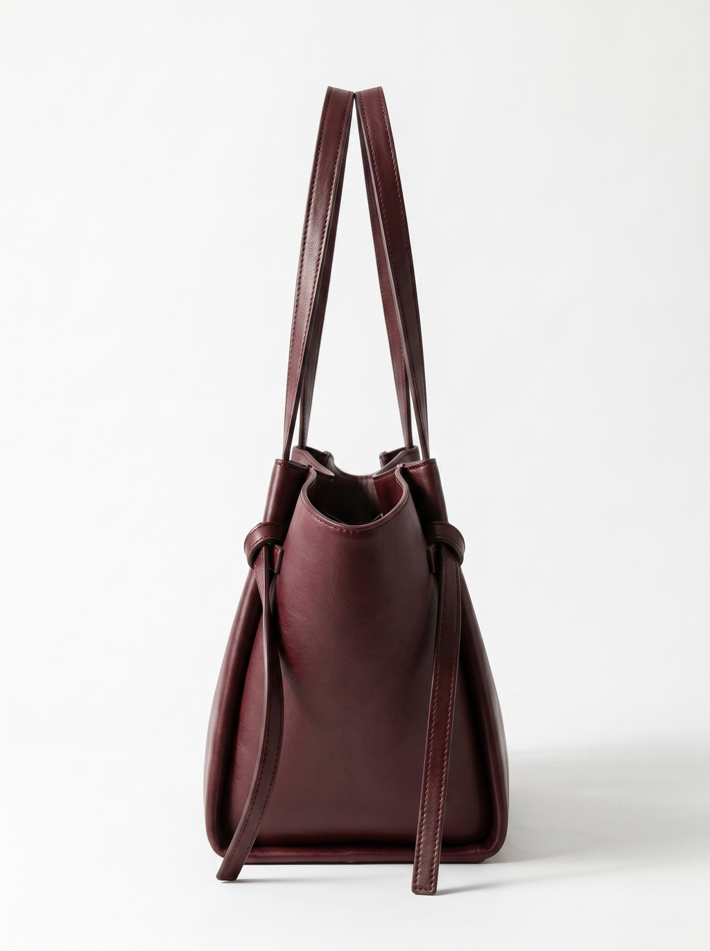 Burgundy Freeform tote bag