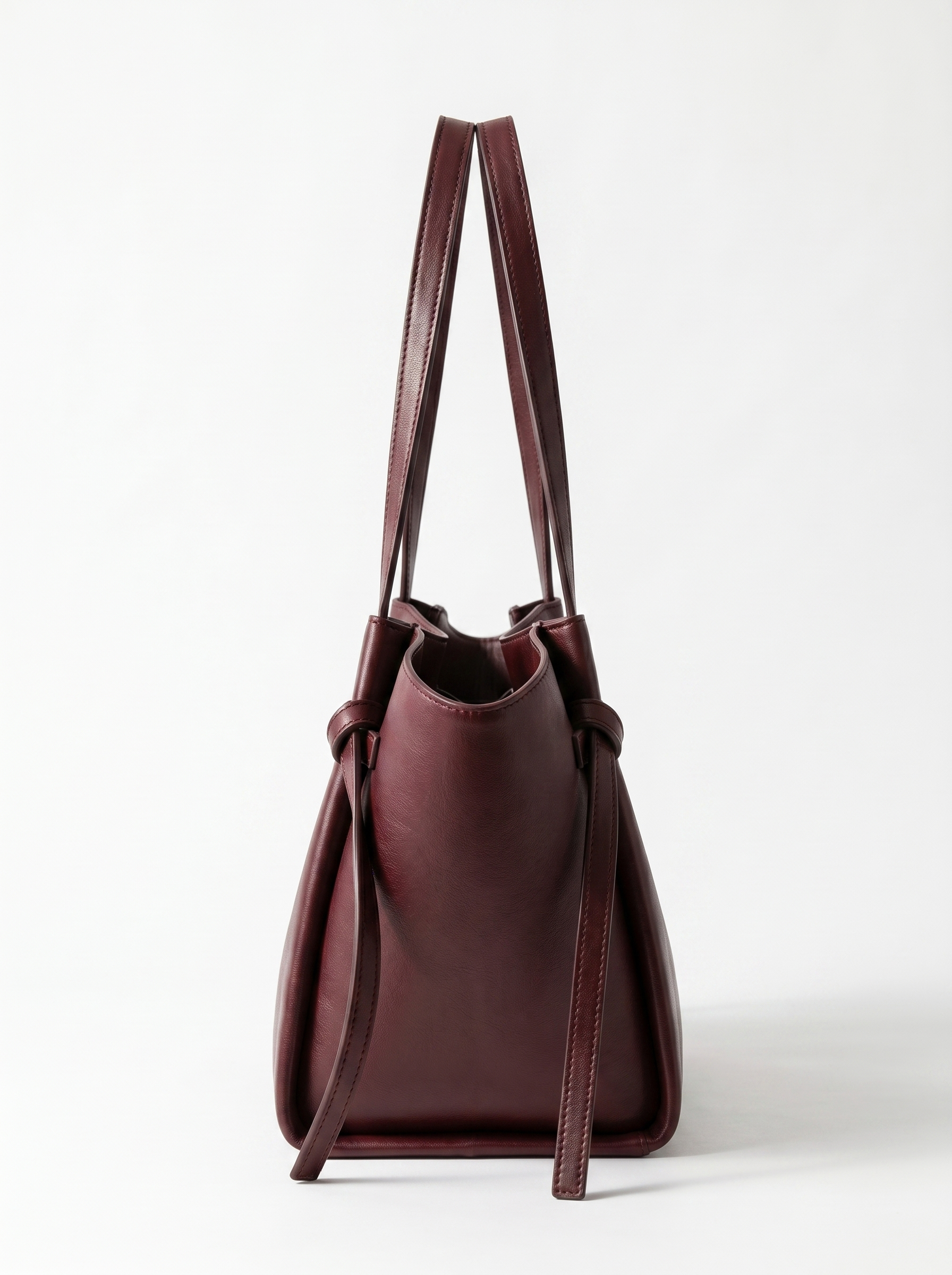 Burgundy Freeform tote bag
