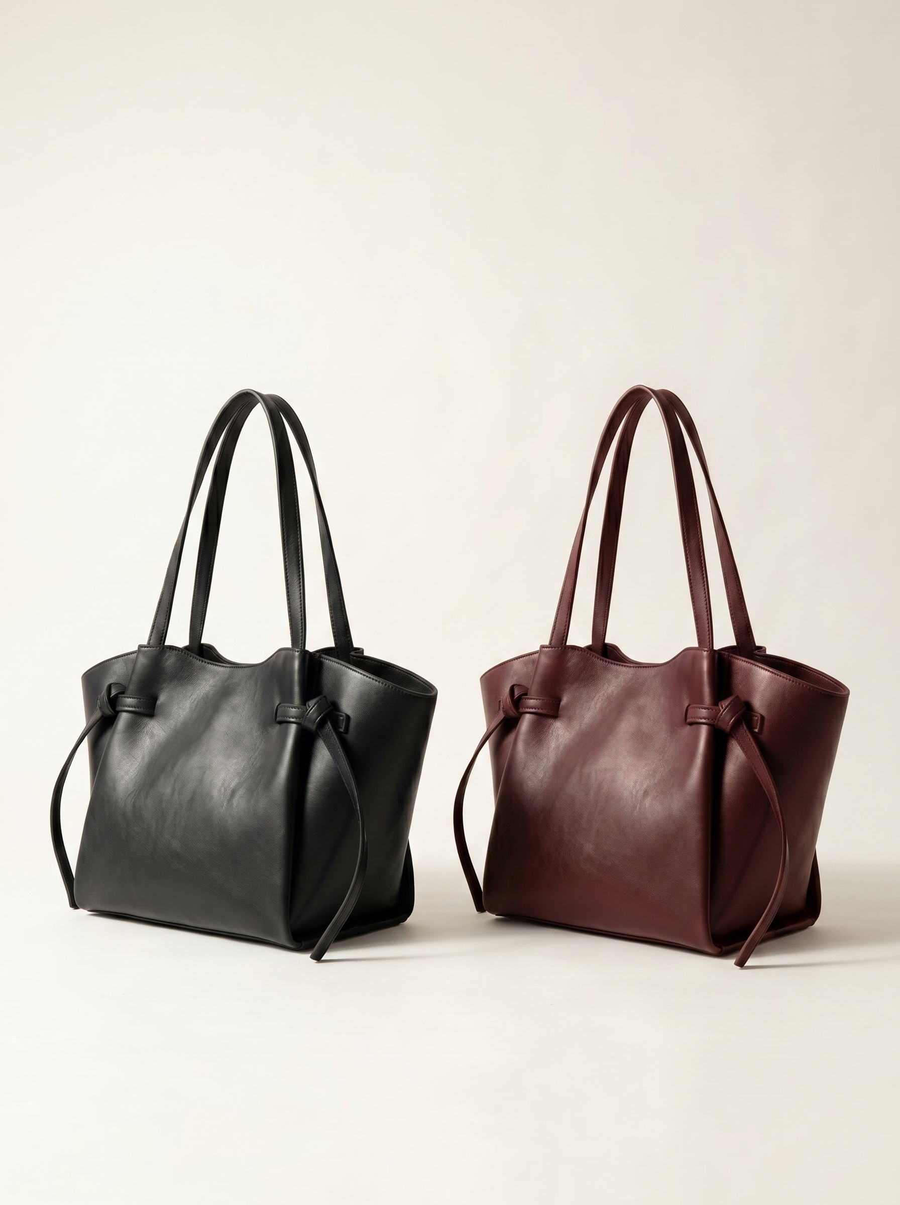 Burgundy Freeform tote bag