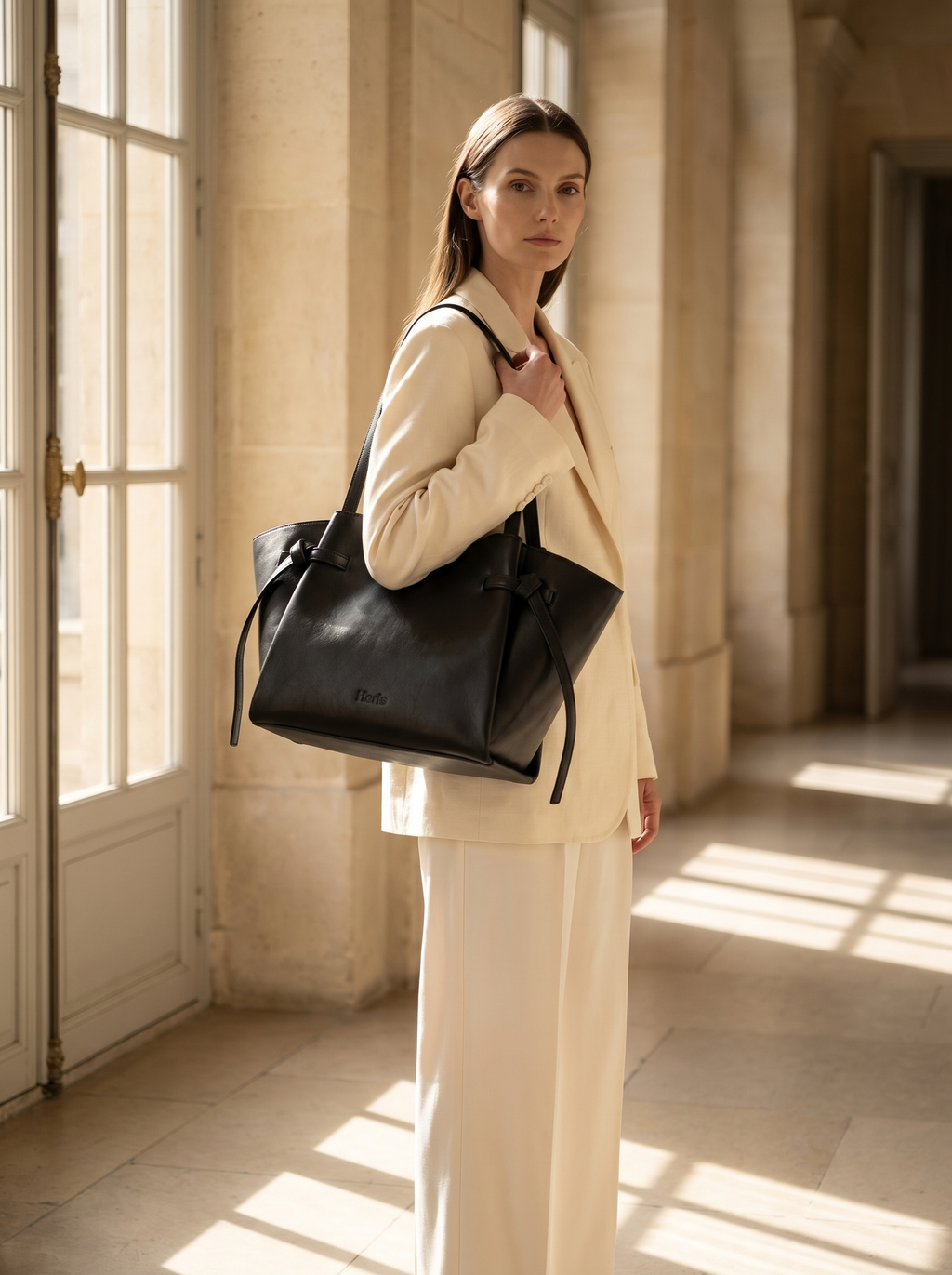 Black Freeform tote bag