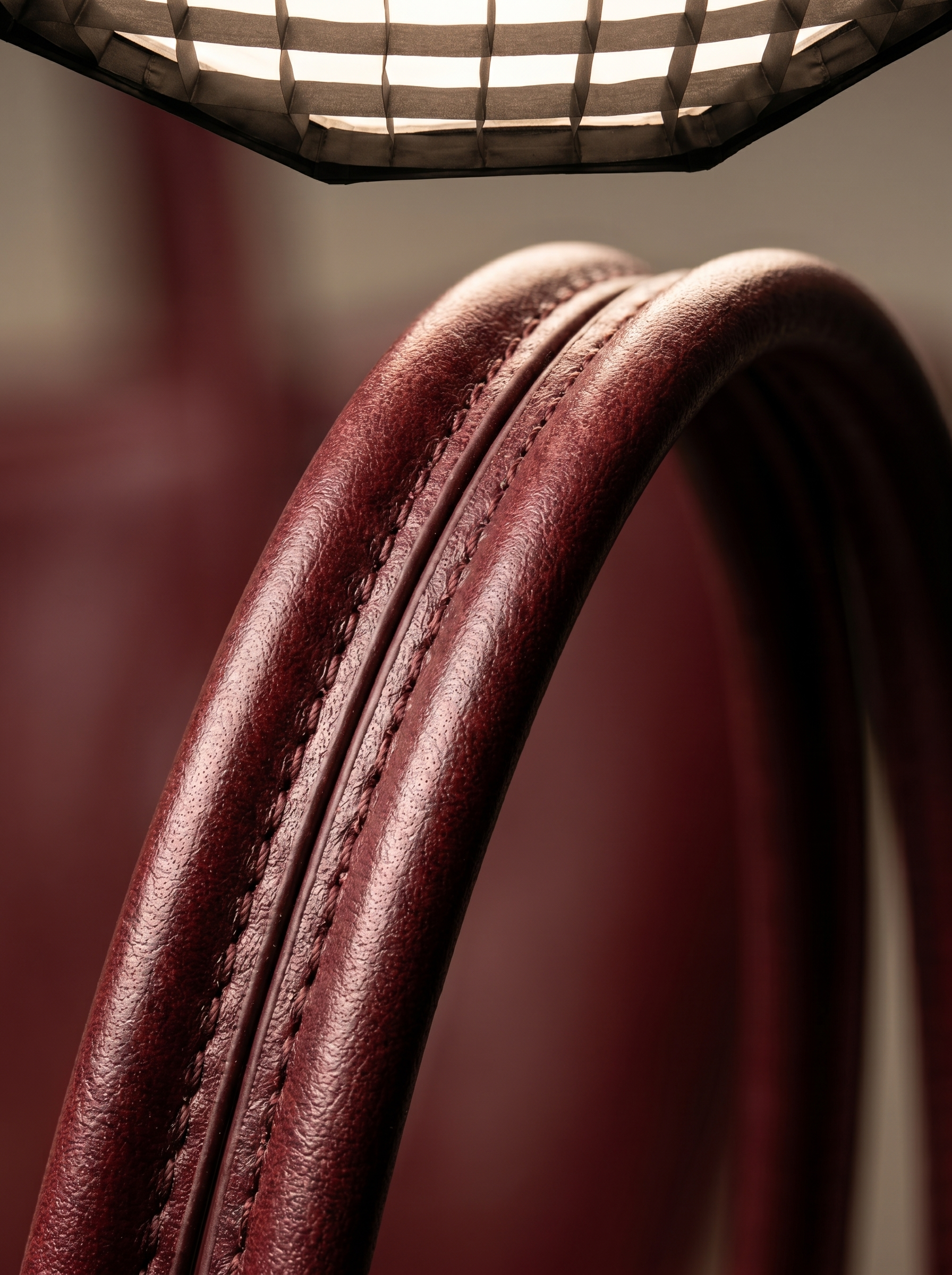 Burgundy Boat Shoulder Bag
