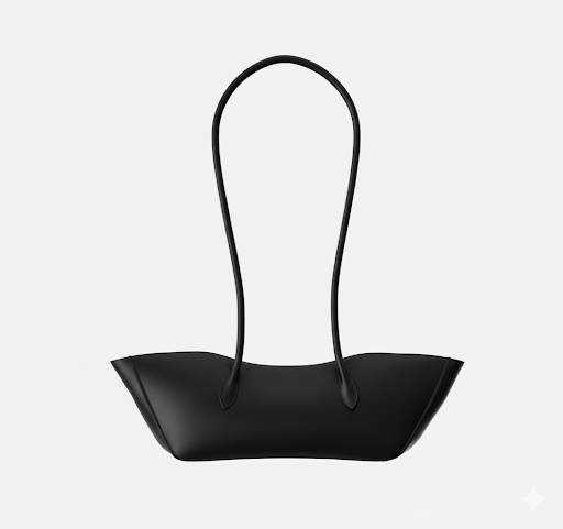 Black Avant-Garde Shoulder Bag