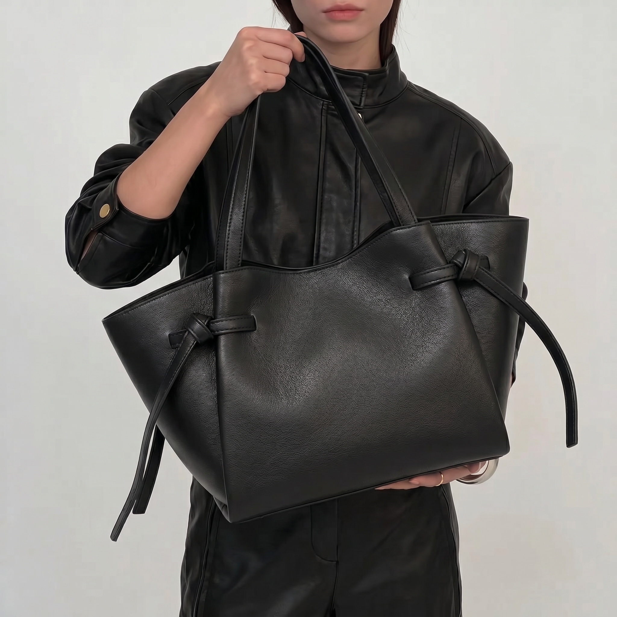 Black Freeform tote bag