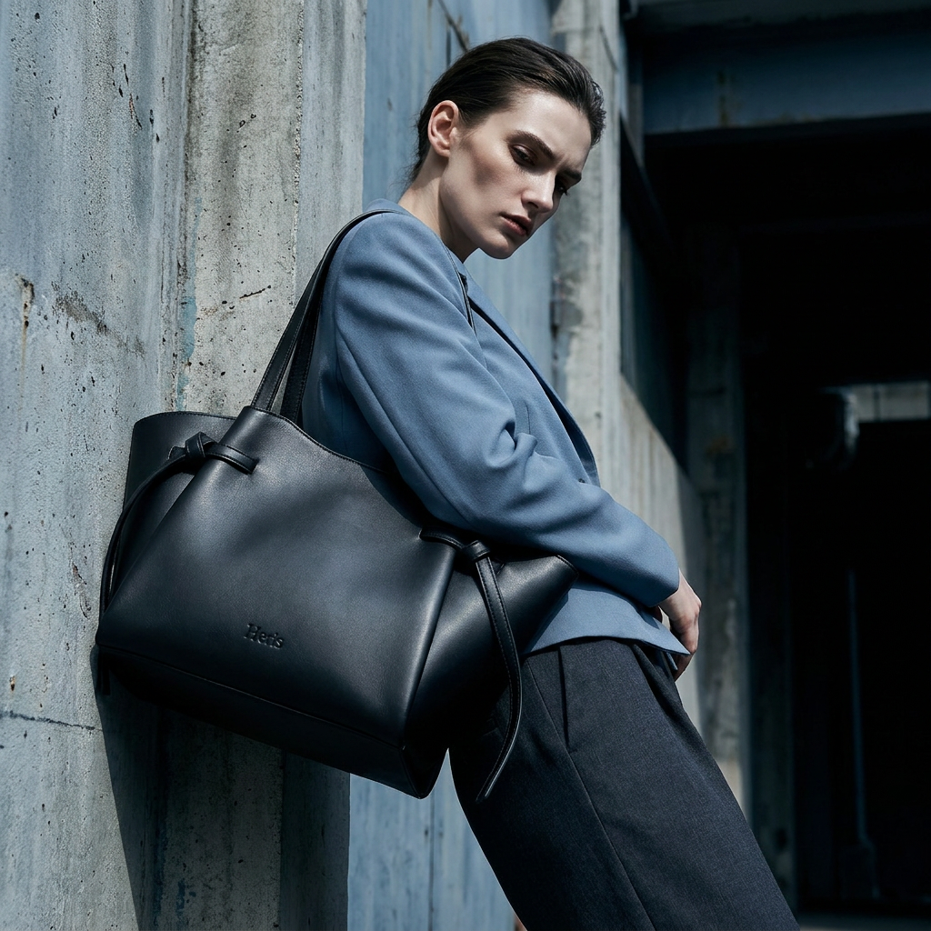 Black Freeform tote bag
