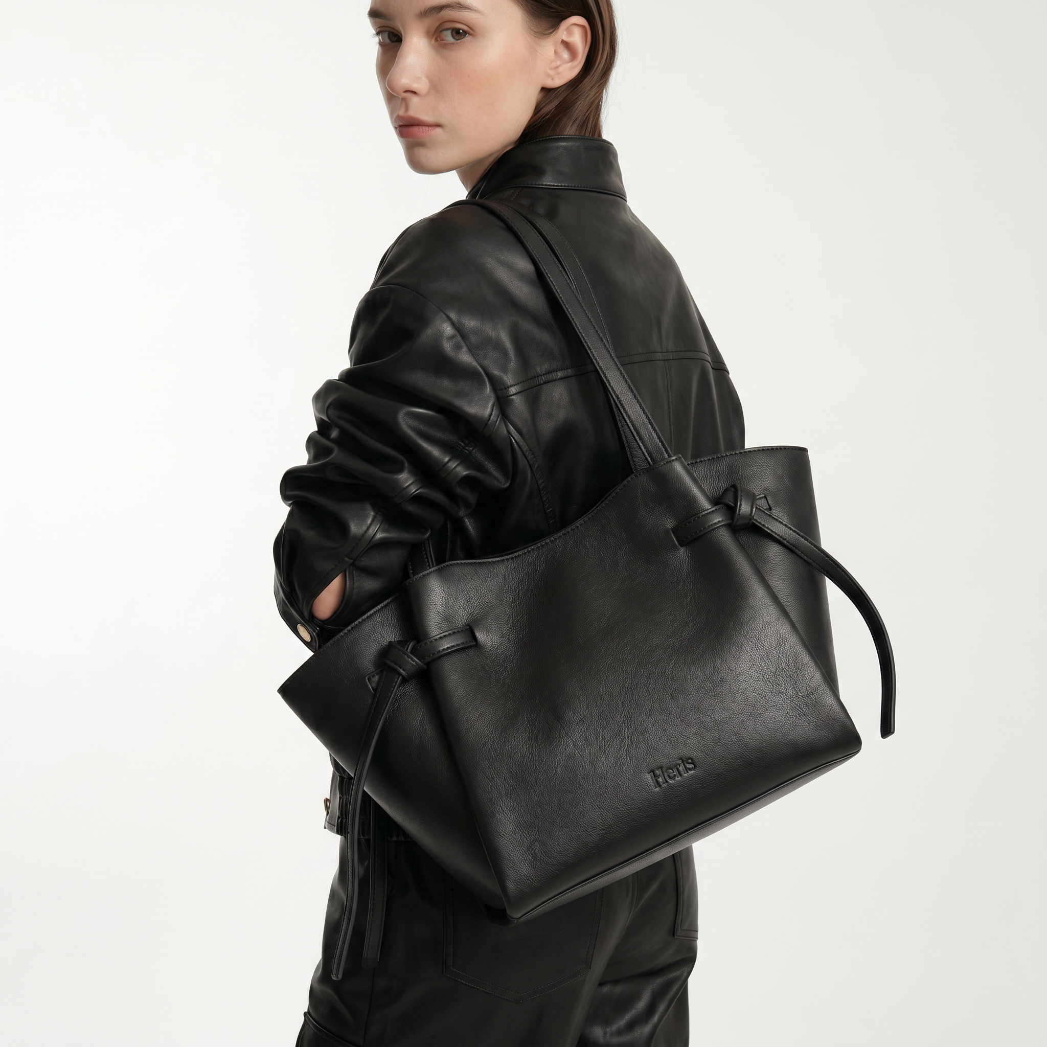 Black Freeform tote bag