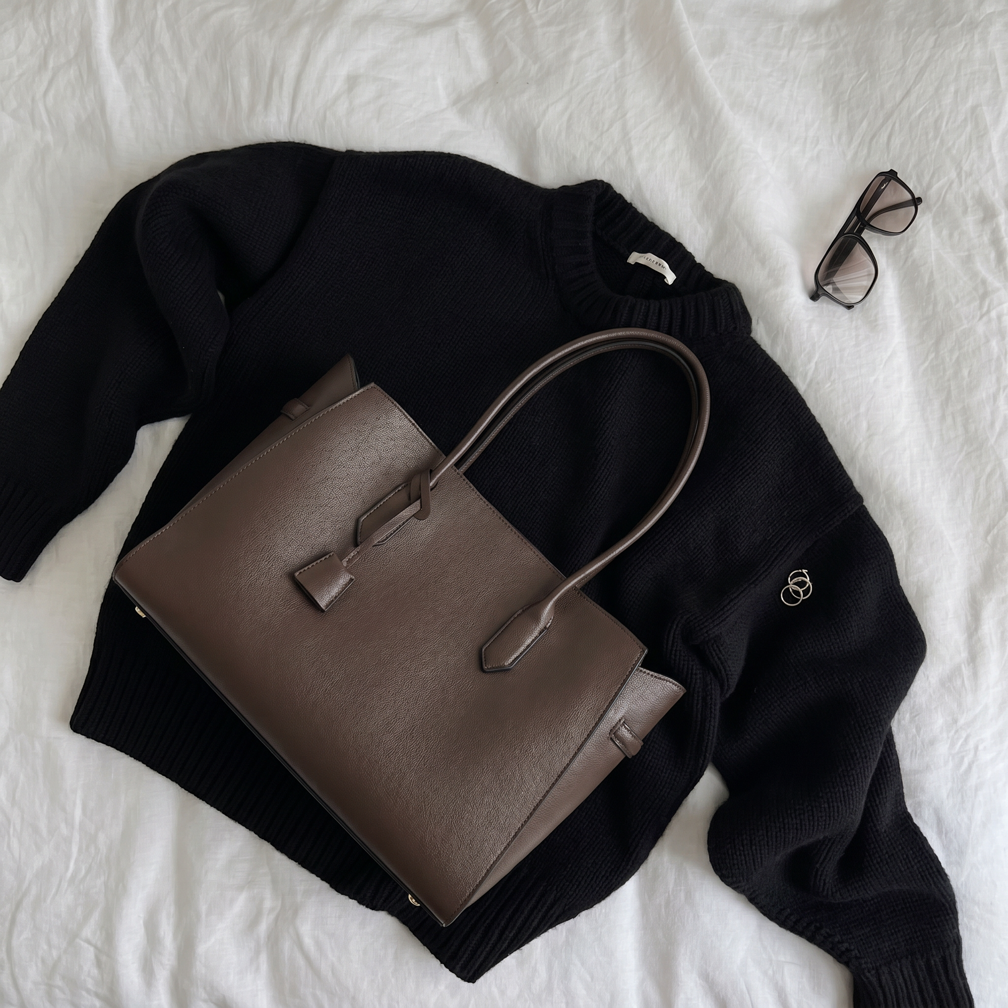 Brown Vioné Tote Shoulder Bag
