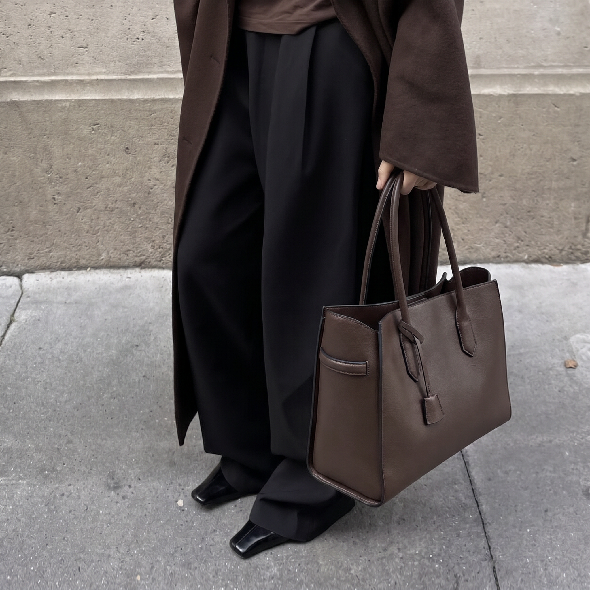 Brown Vioné Tote Shoulder Bag